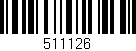 Código de barras (EAN, GTIN, SKU, ISBN): '511126'