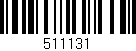 Código de barras (EAN, GTIN, SKU, ISBN): '511131'