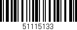 Código de barras (EAN, GTIN, SKU, ISBN): '51115133'
