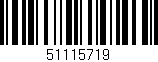 Código de barras (EAN, GTIN, SKU, ISBN): '51115719'