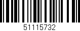 Código de barras (EAN, GTIN, SKU, ISBN): '51115732'