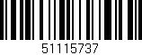 Código de barras (EAN, GTIN, SKU, ISBN): '51115737'