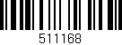 Código de barras (EAN, GTIN, SKU, ISBN): '511168'