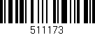 Código de barras (EAN, GTIN, SKU, ISBN): '511173'