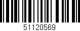 Código de barras (EAN, GTIN, SKU, ISBN): '51120569'