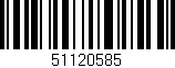 Código de barras (EAN, GTIN, SKU, ISBN): '51120585'