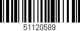 Código de barras (EAN, GTIN, SKU, ISBN): '51120589'