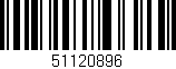Código de barras (EAN, GTIN, SKU, ISBN): '51120896'