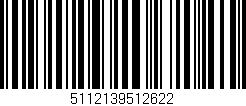 Código de barras (EAN, GTIN, SKU, ISBN): '5112139512622'