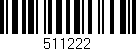 Código de barras (EAN, GTIN, SKU, ISBN): '511222'