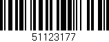 Código de barras (EAN, GTIN, SKU, ISBN): '51123177'