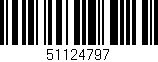Código de barras (EAN, GTIN, SKU, ISBN): '51124797'
