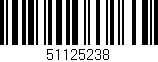 Código de barras (EAN, GTIN, SKU, ISBN): '51125238'