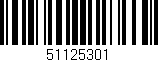 Código de barras (EAN, GTIN, SKU, ISBN): '51125301'