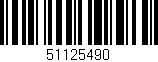 Código de barras (EAN, GTIN, SKU, ISBN): '51125490'