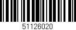 Código de barras (EAN, GTIN, SKU, ISBN): '51126020'