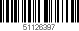 Código de barras (EAN, GTIN, SKU, ISBN): '51126397'