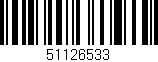 Código de barras (EAN, GTIN, SKU, ISBN): '51126533'