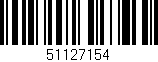 Código de barras (EAN, GTIN, SKU, ISBN): '51127154'
