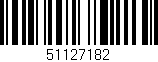 Código de barras (EAN, GTIN, SKU, ISBN): '51127182'
