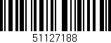 Código de barras (EAN, GTIN, SKU, ISBN): '51127188'