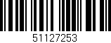 Código de barras (EAN, GTIN, SKU, ISBN): '51127253'