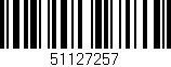 Código de barras (EAN, GTIN, SKU, ISBN): '51127257'