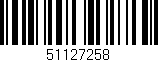 Código de barras (EAN, GTIN, SKU, ISBN): '51127258'