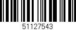 Código de barras (EAN, GTIN, SKU, ISBN): '51127543'