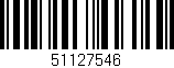 Código de barras (EAN, GTIN, SKU, ISBN): '51127546'
