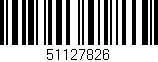 Código de barras (EAN, GTIN, SKU, ISBN): '51127826'