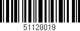 Código de barras (EAN, GTIN, SKU, ISBN): '51128019'