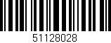 Código de barras (EAN, GTIN, SKU, ISBN): '51128028'