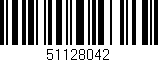 Código de barras (EAN, GTIN, SKU, ISBN): '51128042'