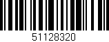 Código de barras (EAN, GTIN, SKU, ISBN): '51128320'