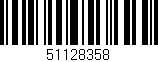 Código de barras (EAN, GTIN, SKU, ISBN): '51128358'