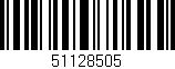 Código de barras (EAN, GTIN, SKU, ISBN): '51128505'