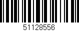 Código de barras (EAN, GTIN, SKU, ISBN): '51128556'