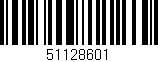 Código de barras (EAN, GTIN, SKU, ISBN): '51128601'