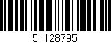 Código de barras (EAN, GTIN, SKU, ISBN): '51128795'