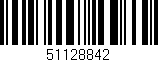 Código de barras (EAN, GTIN, SKU, ISBN): '51128842'