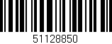 Código de barras (EAN, GTIN, SKU, ISBN): '51128850'