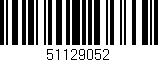 Código de barras (EAN, GTIN, SKU, ISBN): '51129052'