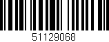 Código de barras (EAN, GTIN, SKU, ISBN): '51129068'