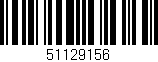 Código de barras (EAN, GTIN, SKU, ISBN): '51129156'