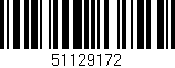 Código de barras (EAN, GTIN, SKU, ISBN): '51129172'