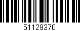Código de barras (EAN, GTIN, SKU, ISBN): '51129370'
