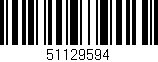 Código de barras (EAN, GTIN, SKU, ISBN): '51129594'