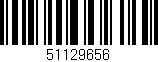 Código de barras (EAN, GTIN, SKU, ISBN): '51129656'