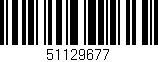Código de barras (EAN, GTIN, SKU, ISBN): '51129677'
